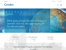 Tablet Screenshot of grindeks.lv